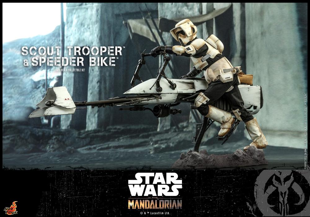Scout Trooper & Speeder Bike Set 1/6 - Mandalorian - Hot Toy 0426