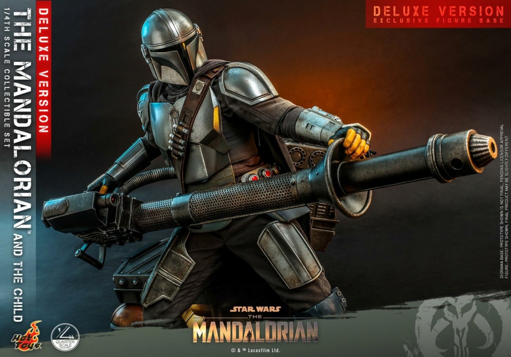 The Mandalorian & The Child Set (Deluxe) 1/4th - Hot Toys 0451