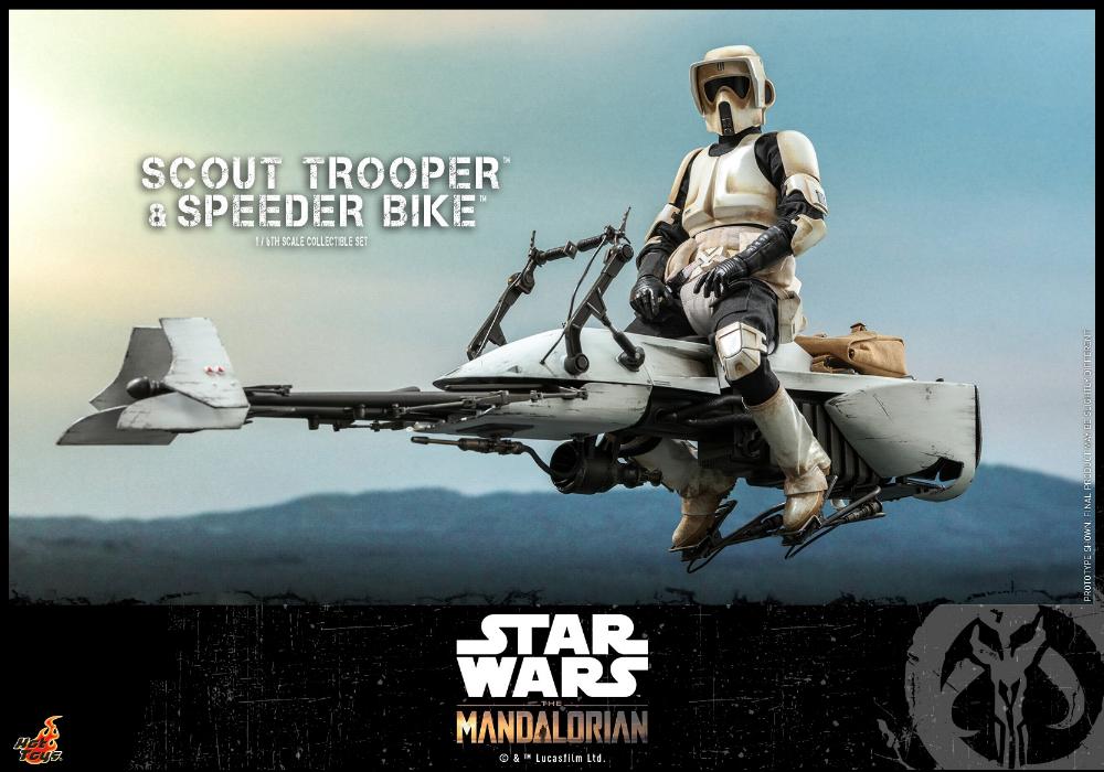 Scout Trooper & Speeder Bike Set 1/6 - Mandalorian - Hot Toy 0524