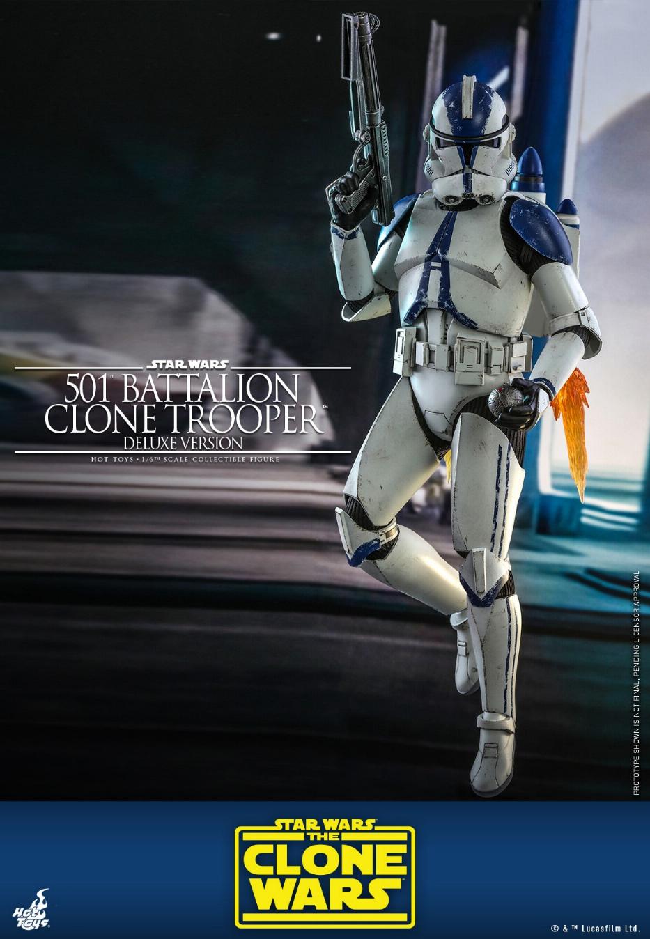 501st Battalion Clone Trooper (Deluxe Version) - Hot Toys  0537