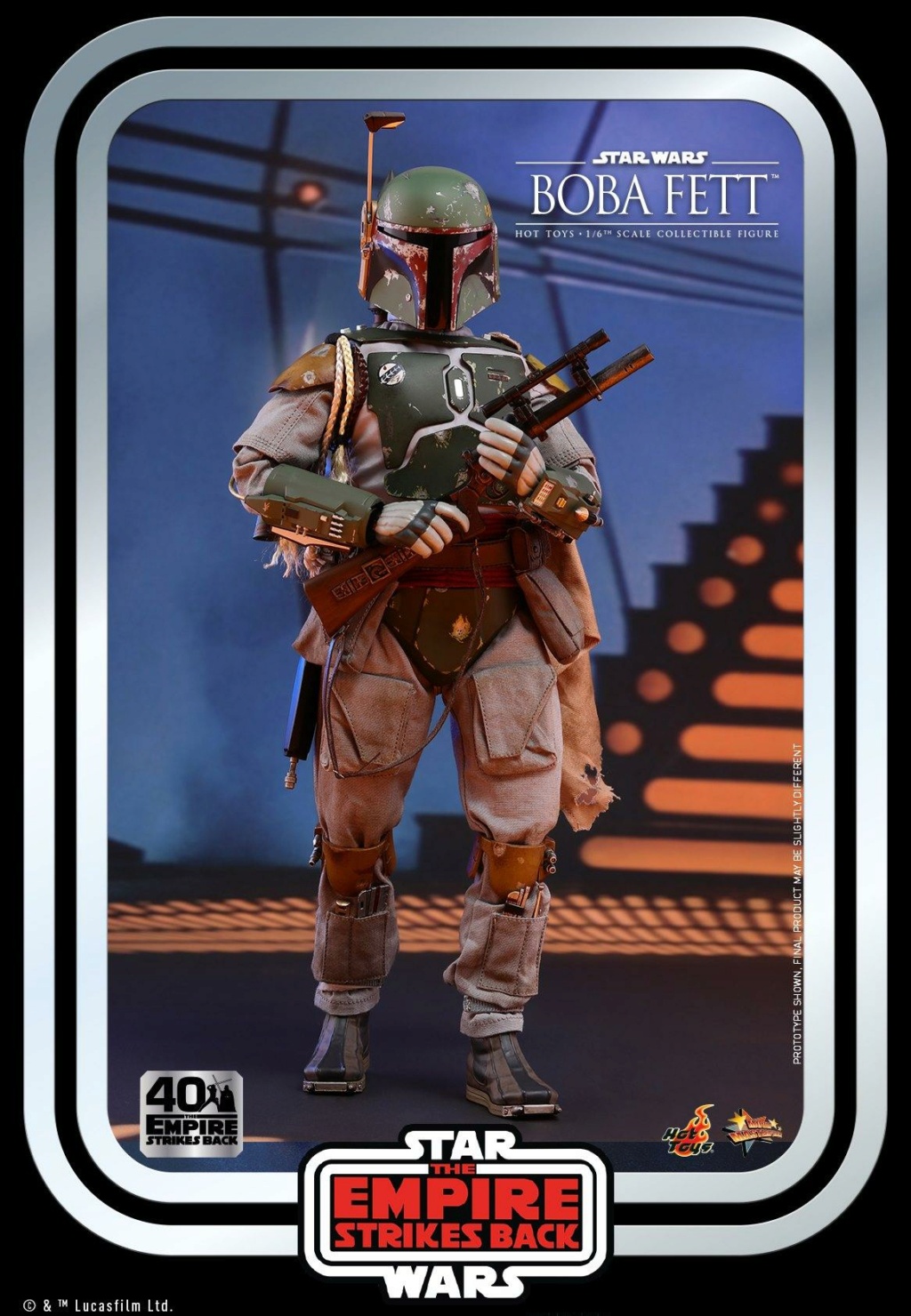 Boba Fett 1/6th scale Figure ESB 40th Anniv Hot Toys 0542