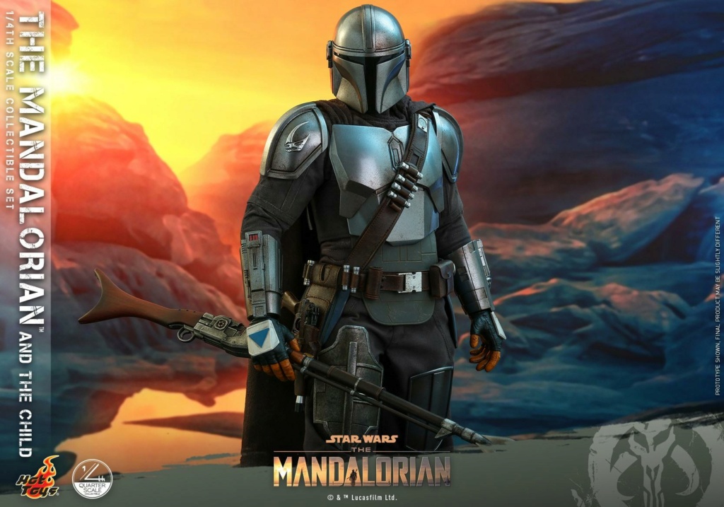 The Mandalorian & The Child Collectible Set - 1/4th Hot Toys 0545