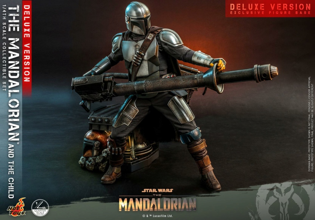 The Mandalorian & The Child Set (Deluxe) 1/4th - Hot Toys 0547