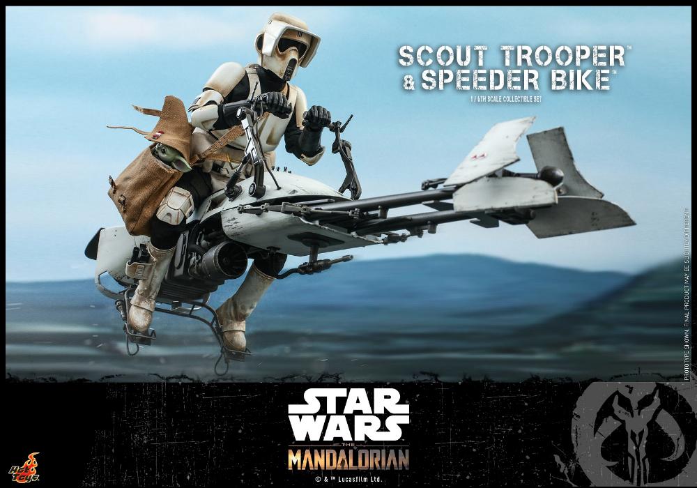 Scout Trooper & Speeder Bike Set 1/6 - Mandalorian - Hot Toy 0622