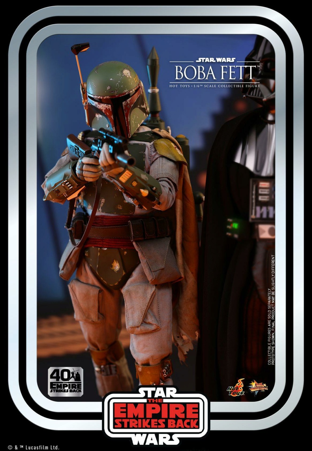 Boba Fett 1/6th scale Figure ESB 40th Anniv Hot Toys 0639