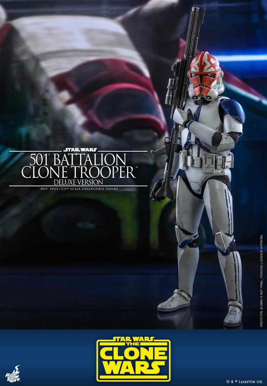 501st Battalion Clone Trooper (Deluxe Version) - Hot Toys  0729