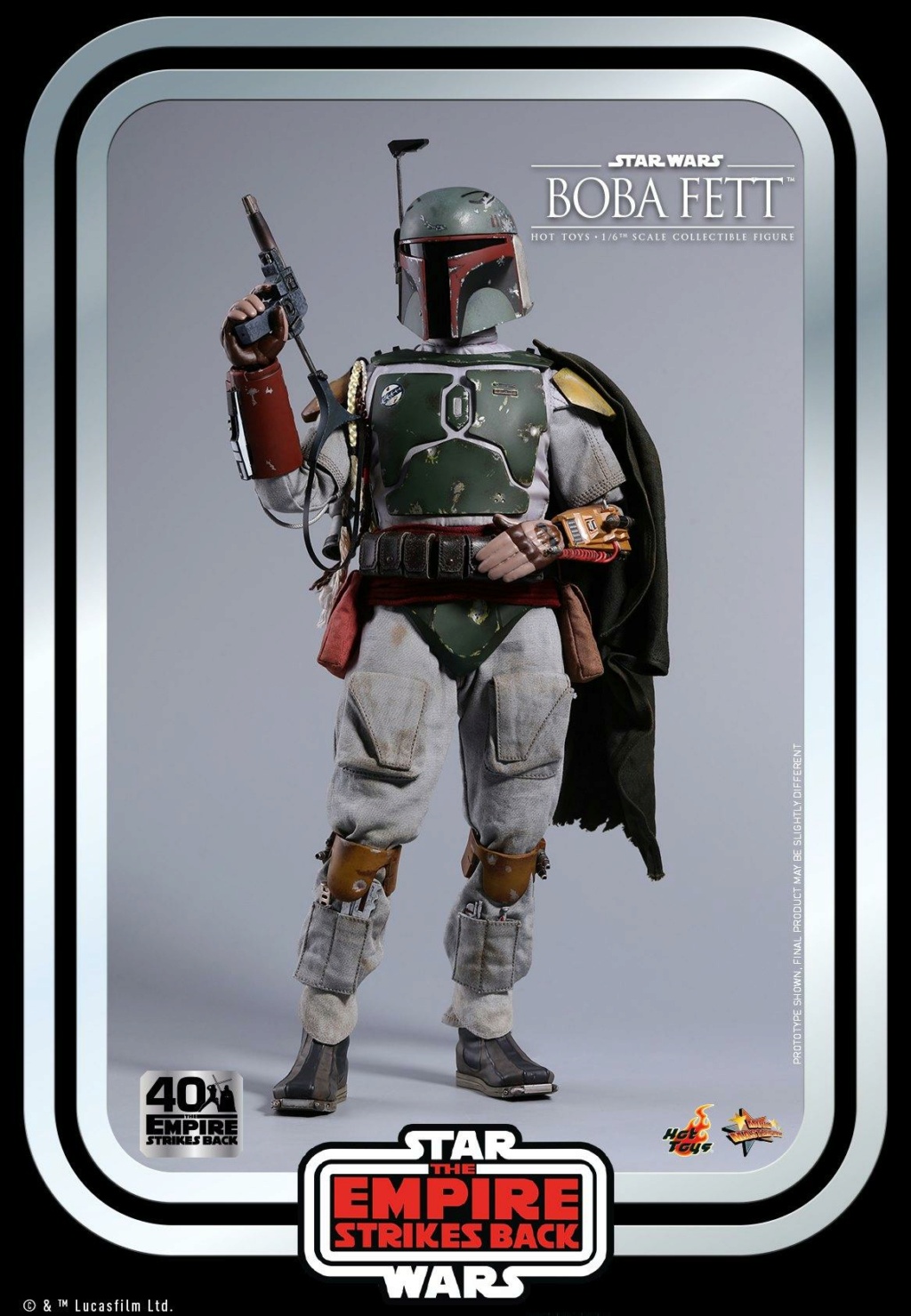 Boba Fett 1/6th scale Figure ESB 40th Anniv Hot Toys 0733