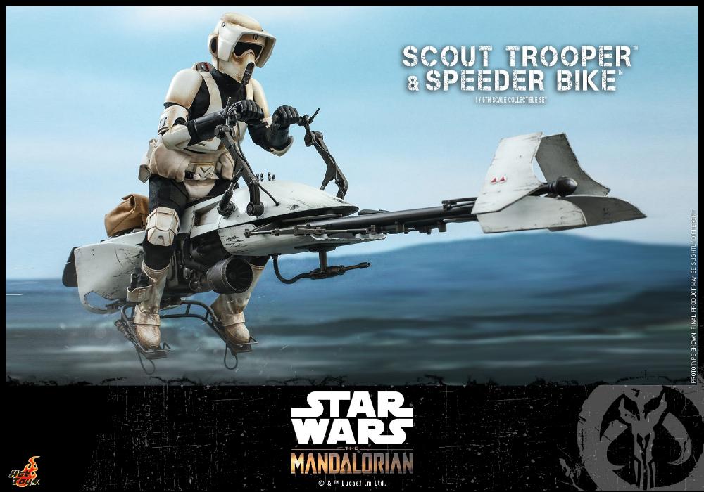 Scout Trooper & Speeder Bike Set 1/6 - Mandalorian - Hot Toy 0817