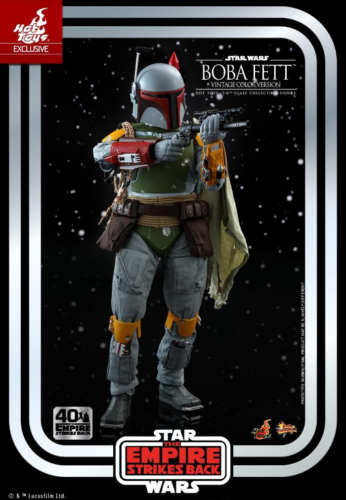 Boba Fett - 1/6th scale (Vintage Color Version) Hot Toys 0818