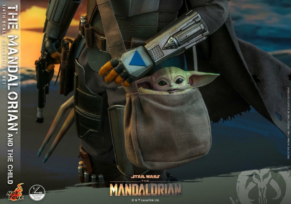 The Mandalorian & The Child Collectible Set - 1/4th Hot Toys 0831