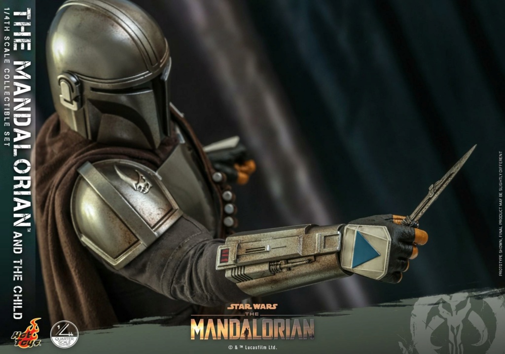 The Mandalorian & The Child Collectible Set - 1/4th Hot Toys 0929