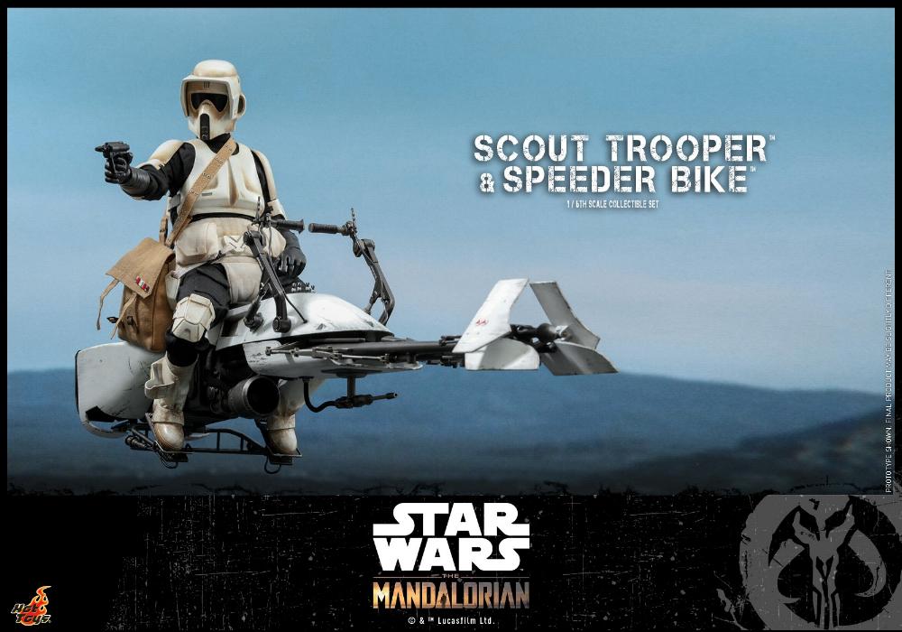 Scout Trooper & Speeder Bike Set 1/6 - Mandalorian - Hot Toy 1016