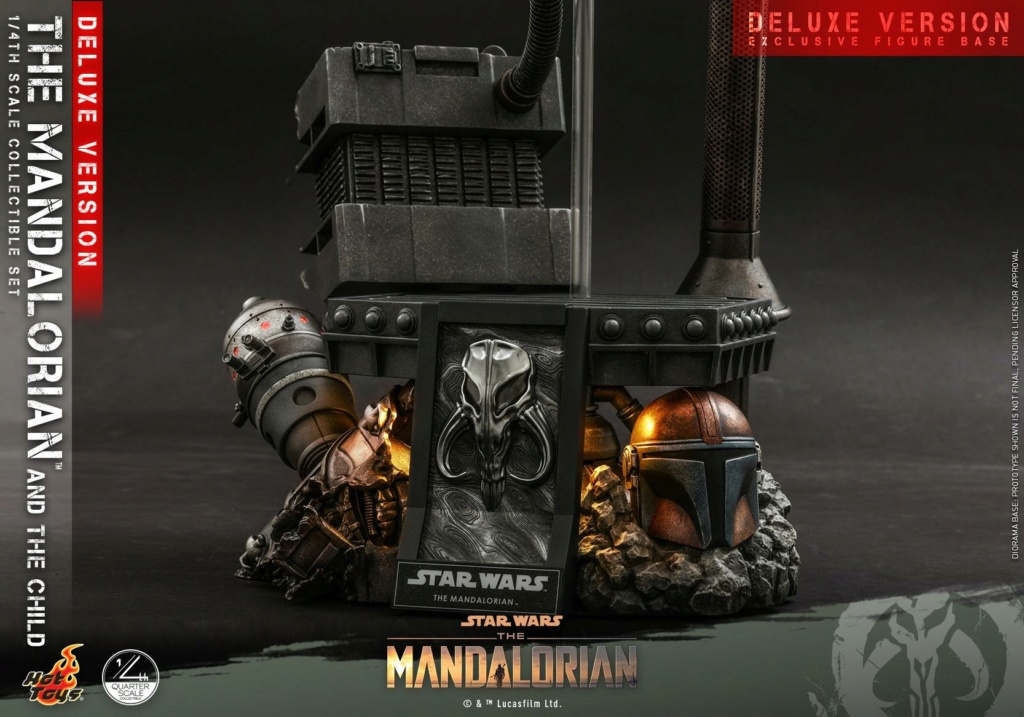 The Mandalorian & The Child Set (Deluxe) 1/4th - Hot Toys 1030