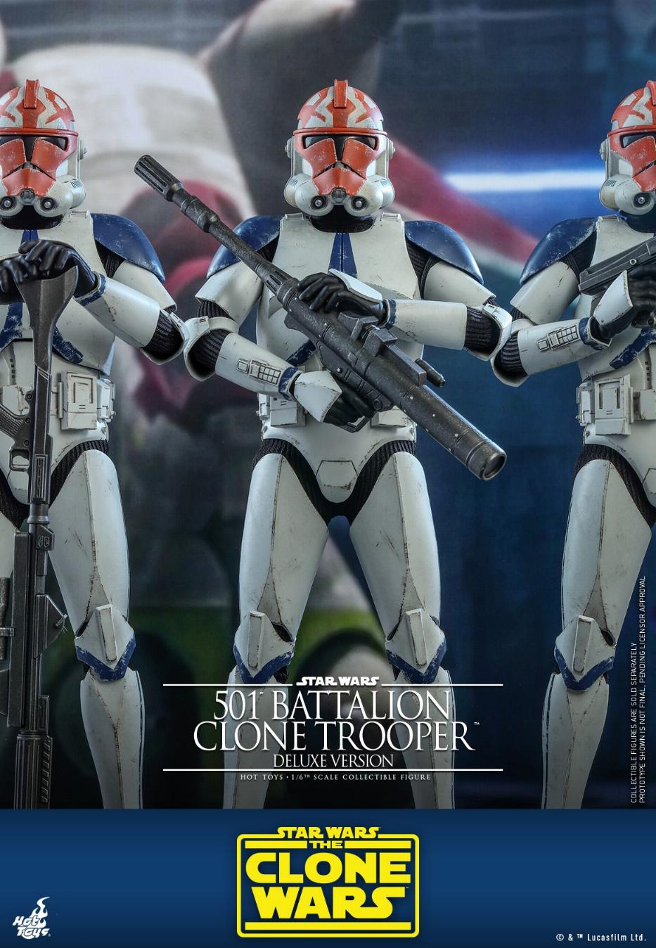 501st Battalion Clone Trooper (Deluxe Version) - Hot Toys  1122