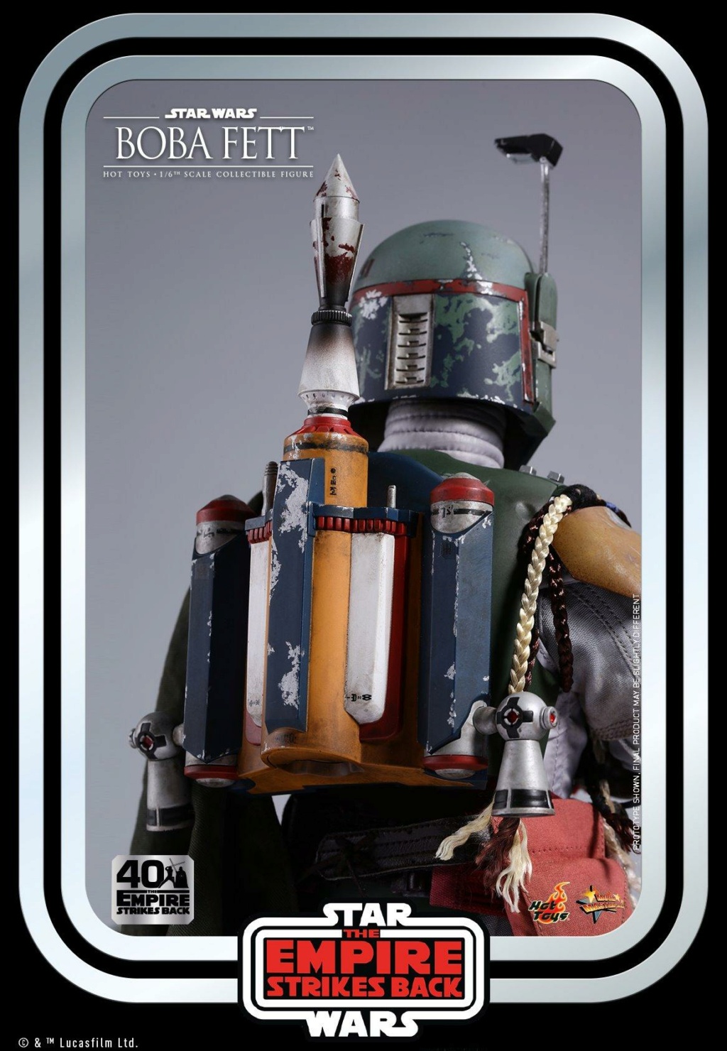 Boba Fett 1/6th scale Figure ESB 40th Anniv Hot Toys 1125