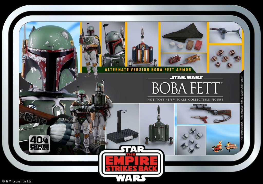 Boba Fett 1/6th scale Figure ESB 40th Anniv Hot Toys 1224