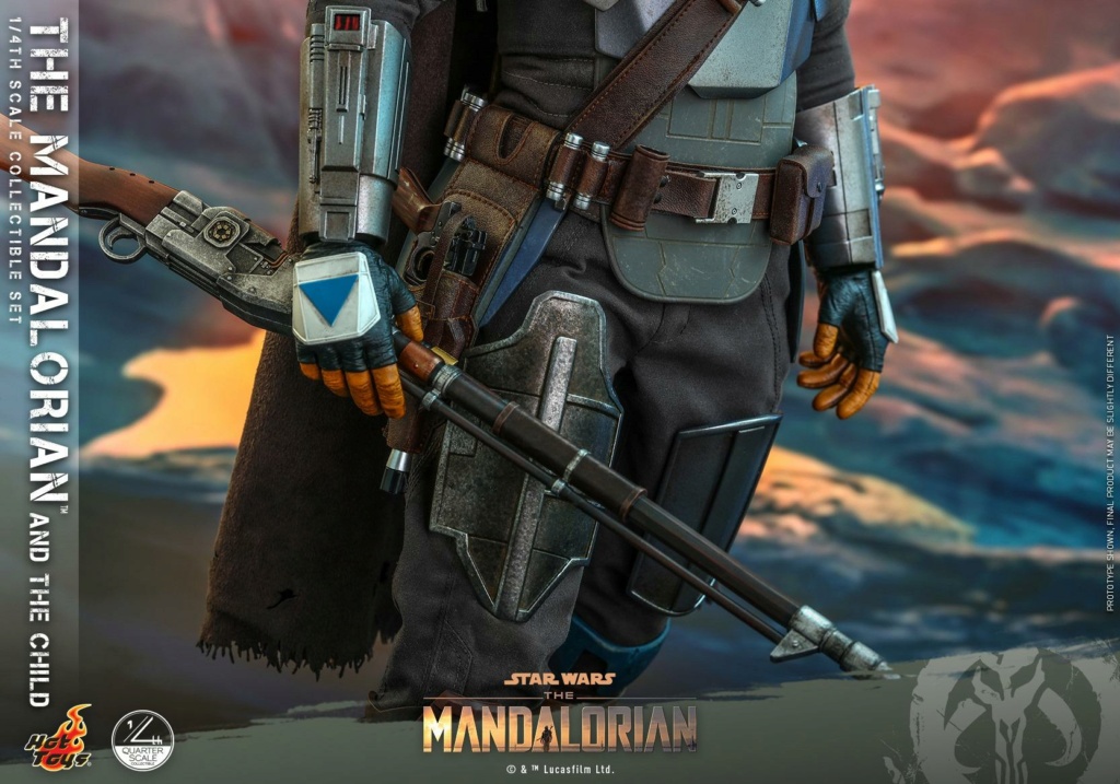 The Mandalorian & The Child Collectible Set - 1/4th Hot Toys 1225