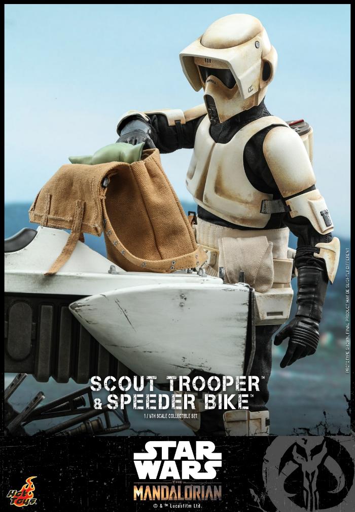 Scout Trooper & Speeder Bike Set 1/6 - Mandalorian - Hot Toy 1414