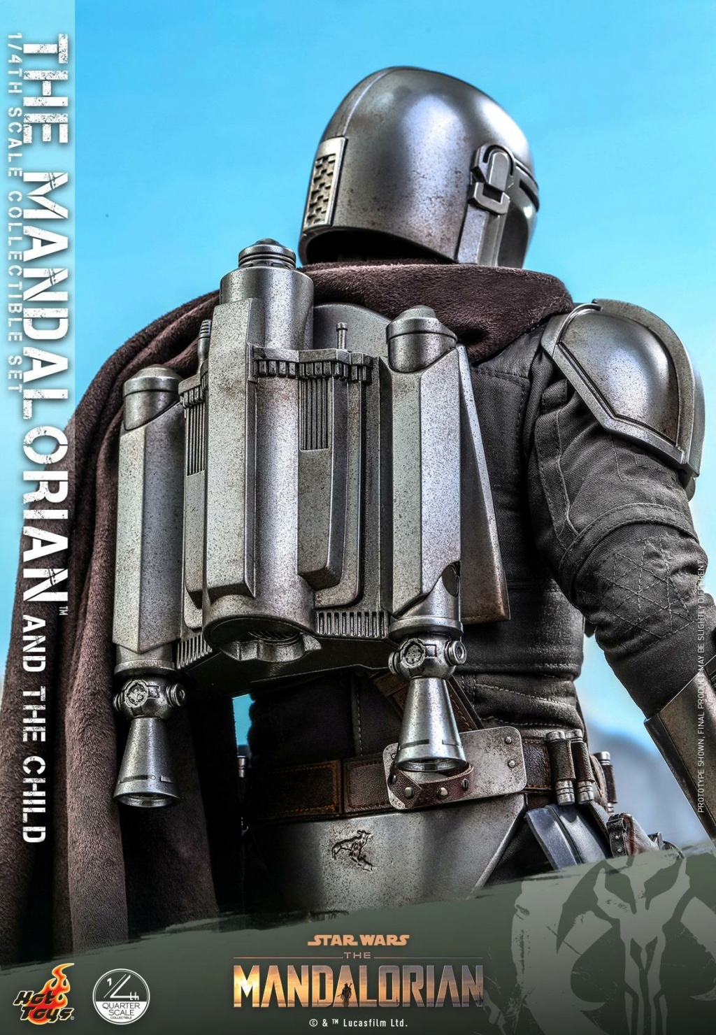 The Mandalorian & The Child Collectible Set - 1/4th Hot Toys 1425