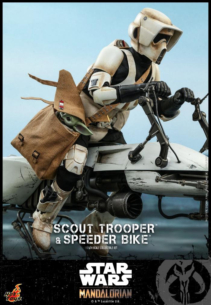 Scout Trooper & Speeder Bike Set 1/6 - Mandalorian - Hot Toy 1514