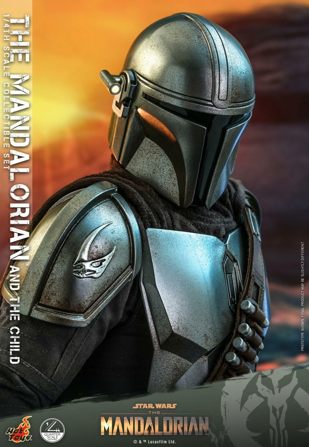 The Mandalorian & The Child Collectible Set - 1/4th Hot Toys 1524