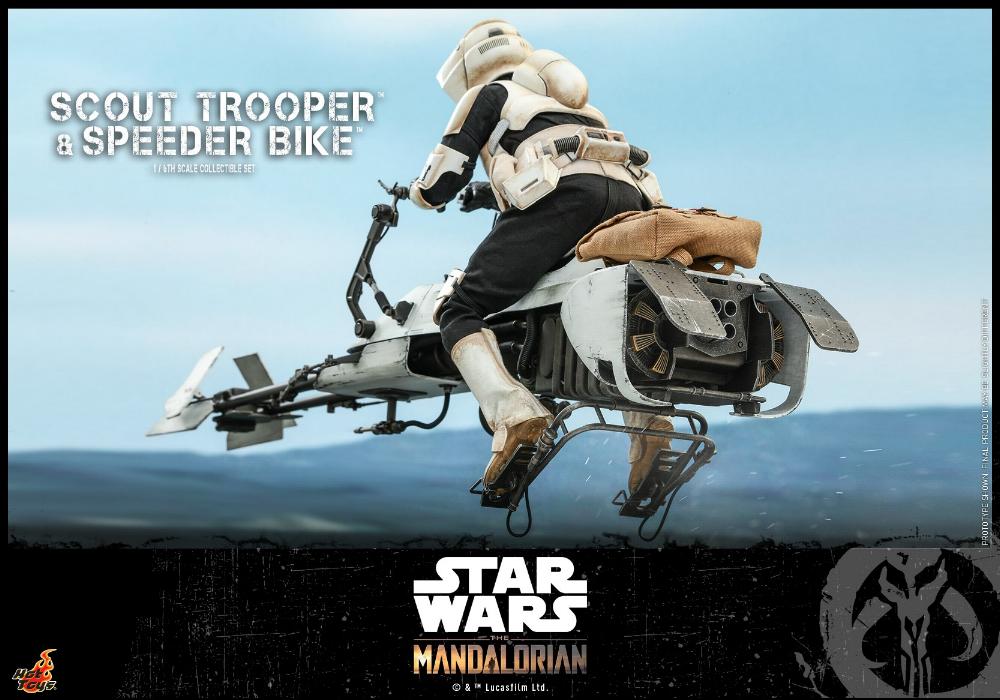 Scout Trooper & Speeder Bike Set 1/6 - Mandalorian - Hot Toy 1812