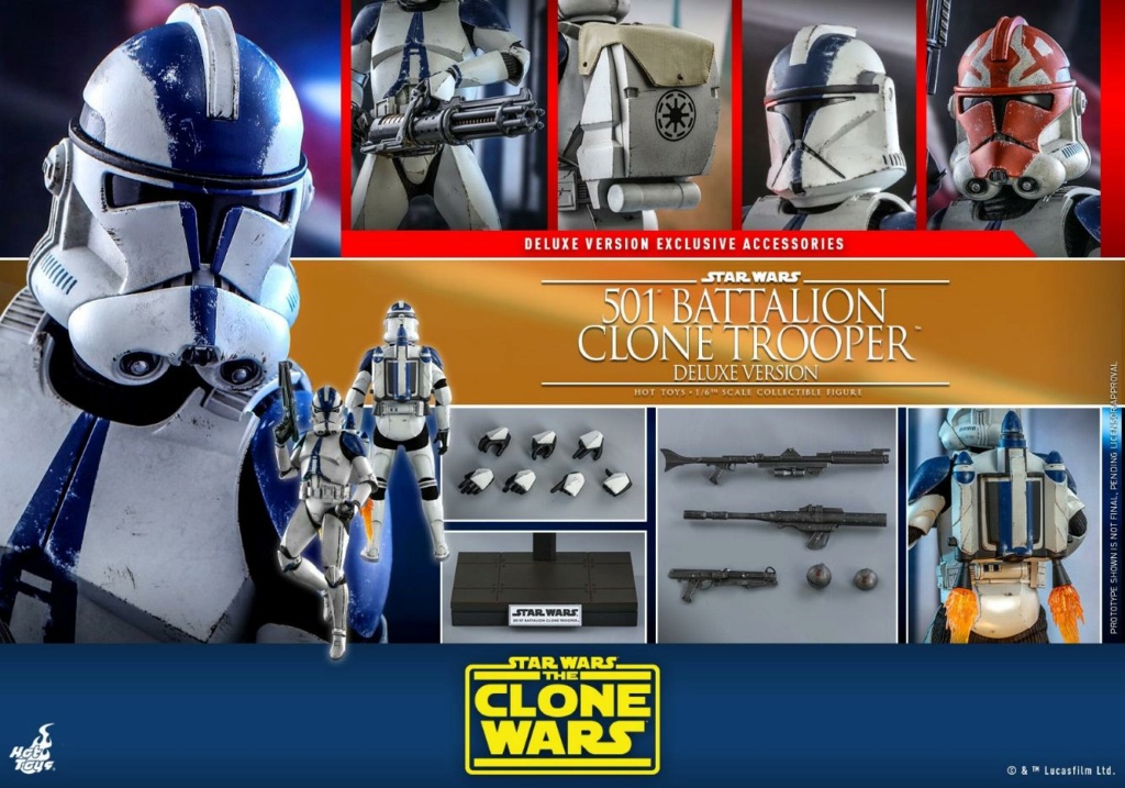 501st Battalion Clone Trooper (Deluxe Version) - Hot Toys  1817