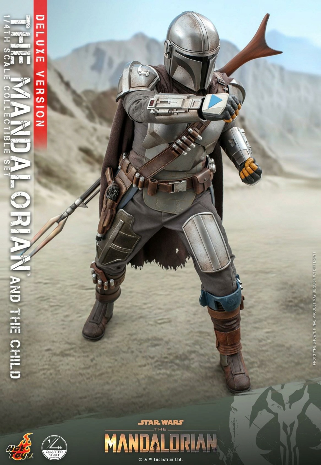 The Mandalorian & The Child Set (Deluxe) 1/4th - Hot Toys 1819