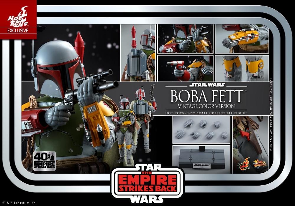 Boba Fett - 1/6th scale (Vintage Color Version) Hot Toys 2013