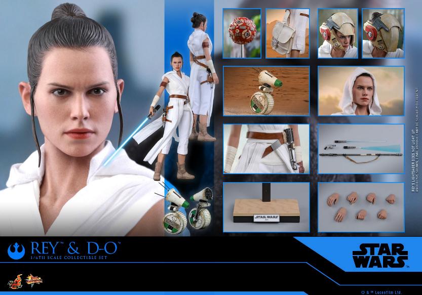 Rey & D-O Collectible Set - The Rise of Skywalker - Hot Toys 2110