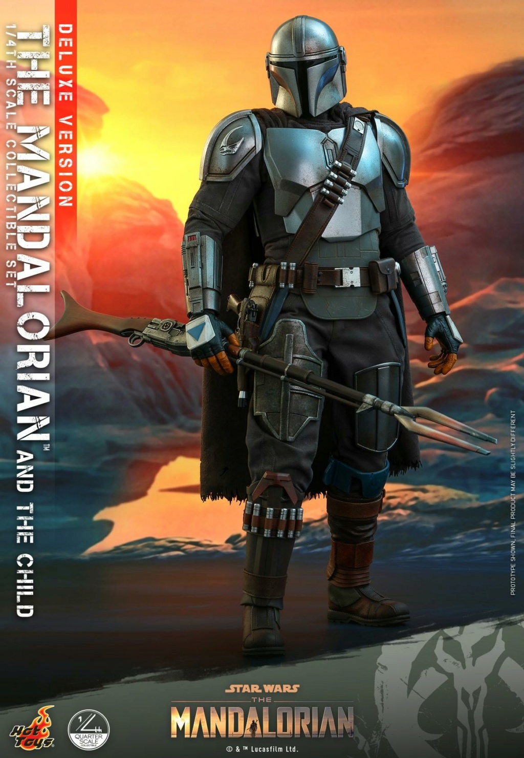 The Mandalorian & The Child Set (Deluxe) 1/4th - Hot Toys 2115