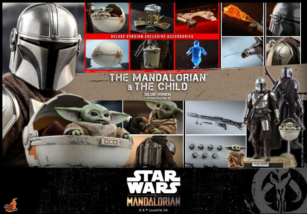 The Mandalorian & The Child Set - 1:6 - Hot Toys Star Wars 2611