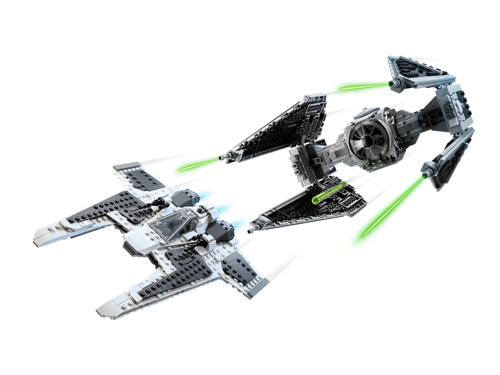 LEGO STAR WARS - 75348 - Le chasseur Fang Mandalorien contre le TIE Interce 75348_12