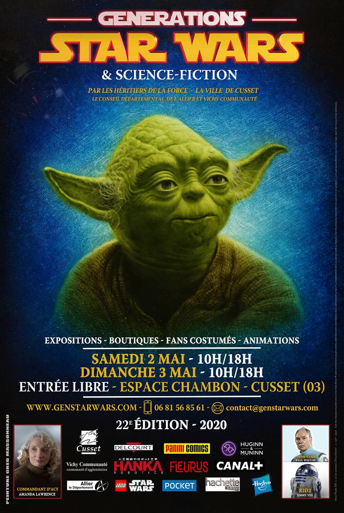 Générations Star Wars et SF 22 - 2 et 3 mai 2020 Affich19