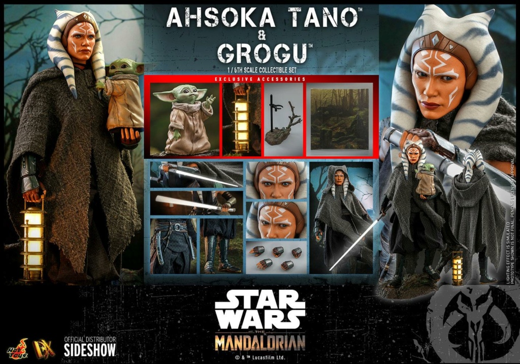 Ahsoka Tano and Grogu Sixth Scale Figure Set - Hot Toys Ahsoka85