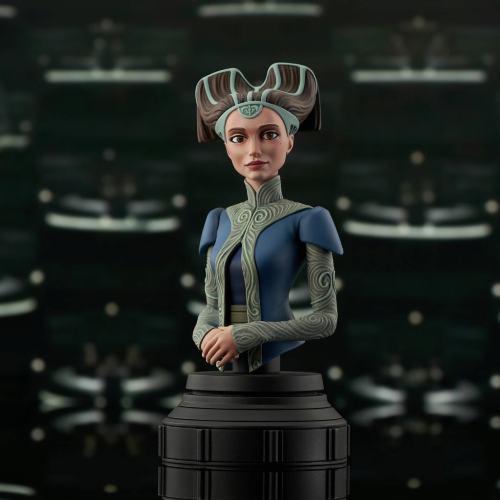 Star Wars: The Clone Wars - Padme Amidala Animated - 1/7 Scale Mini-Bust Amidal10