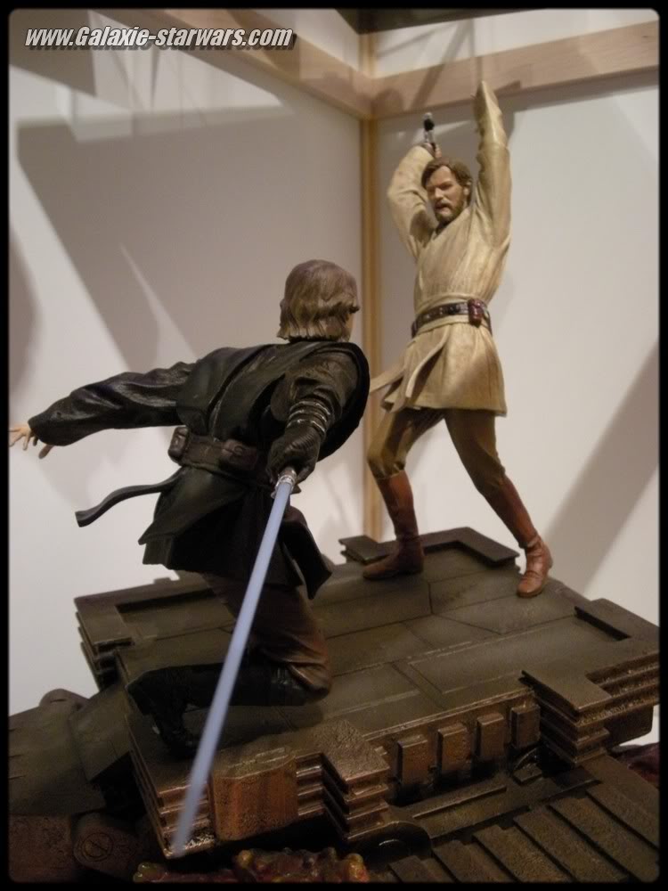 Obi-Wan VS Anakin Diorama - Revenge Of The Sith - Sideshow Anaki189