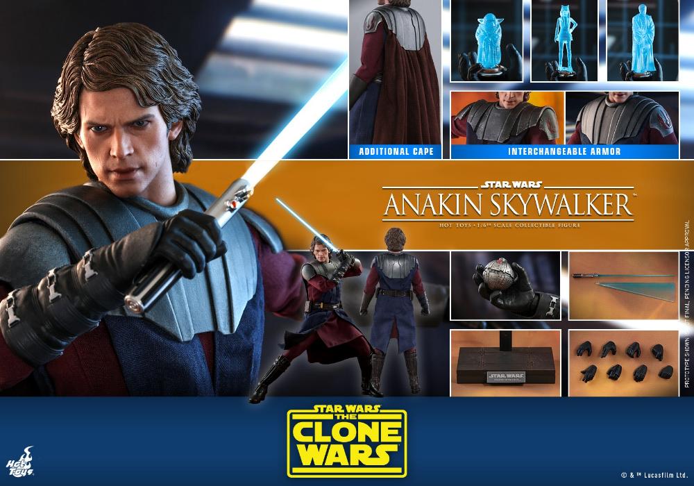 Anakin Skywalker (The Clone Wars version) Sixth Scale Figure Anakin68