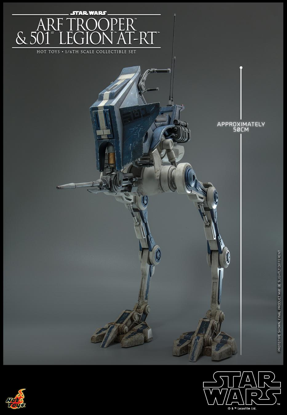 Star Wars: The Clone Wars -  1/6th scale ARF Trooper and 501st Legion AT-RT Arf_tr14