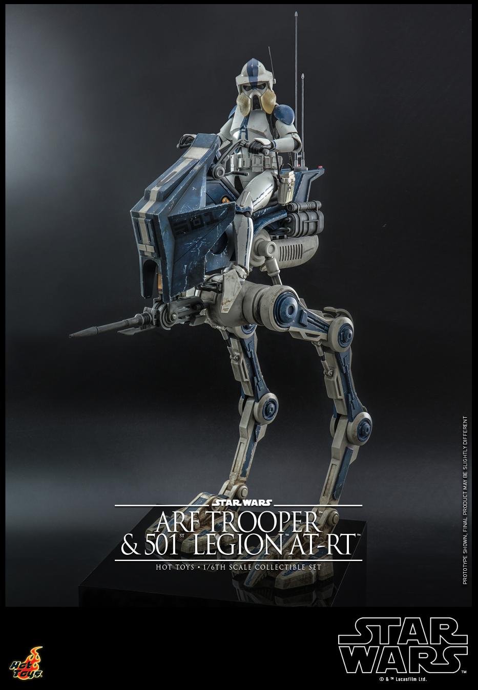 Star Wars: The Clone Wars -  1/6th scale ARF Trooper and 501st Legion AT-RT Arf_tr15