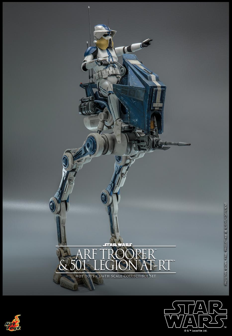 Star Wars: The Clone Wars -  1/6th scale ARF Trooper and 501st Legion AT-RT Arf_tr17