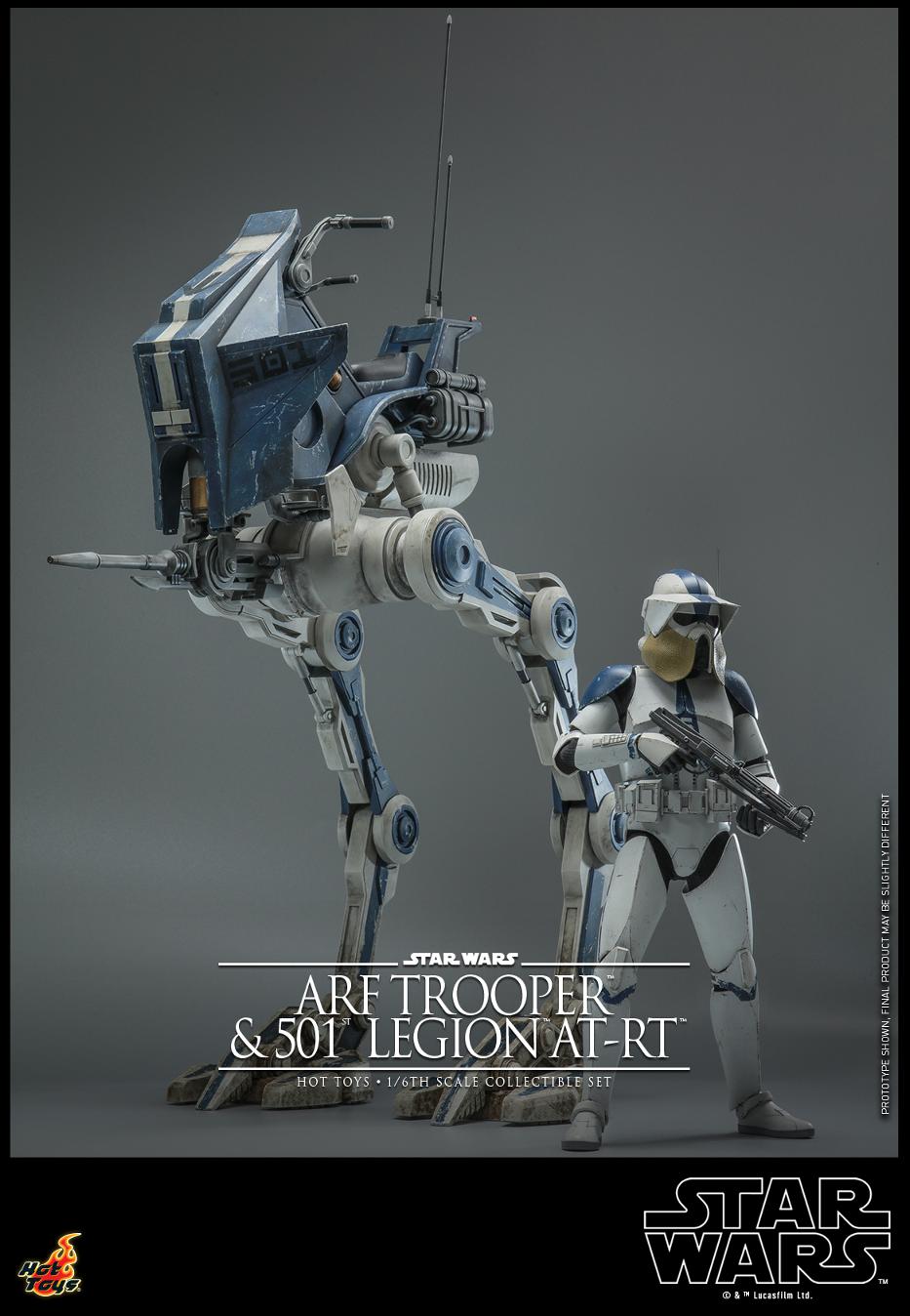 Star Wars: The Clone Wars -  1/6th scale ARF Trooper and 501st Legion AT-RT Arf_tr18