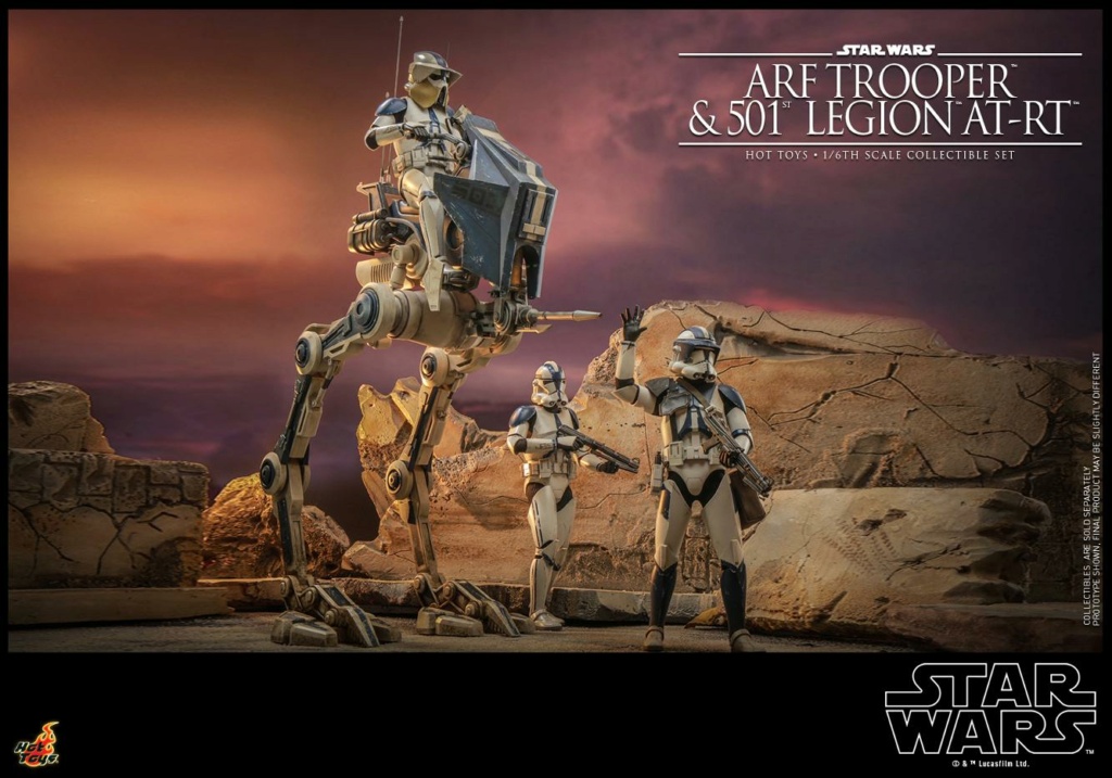 Star Wars: The Clone Wars -  1/6th scale ARF Trooper and 501st Legion AT-RT Arf_tr19