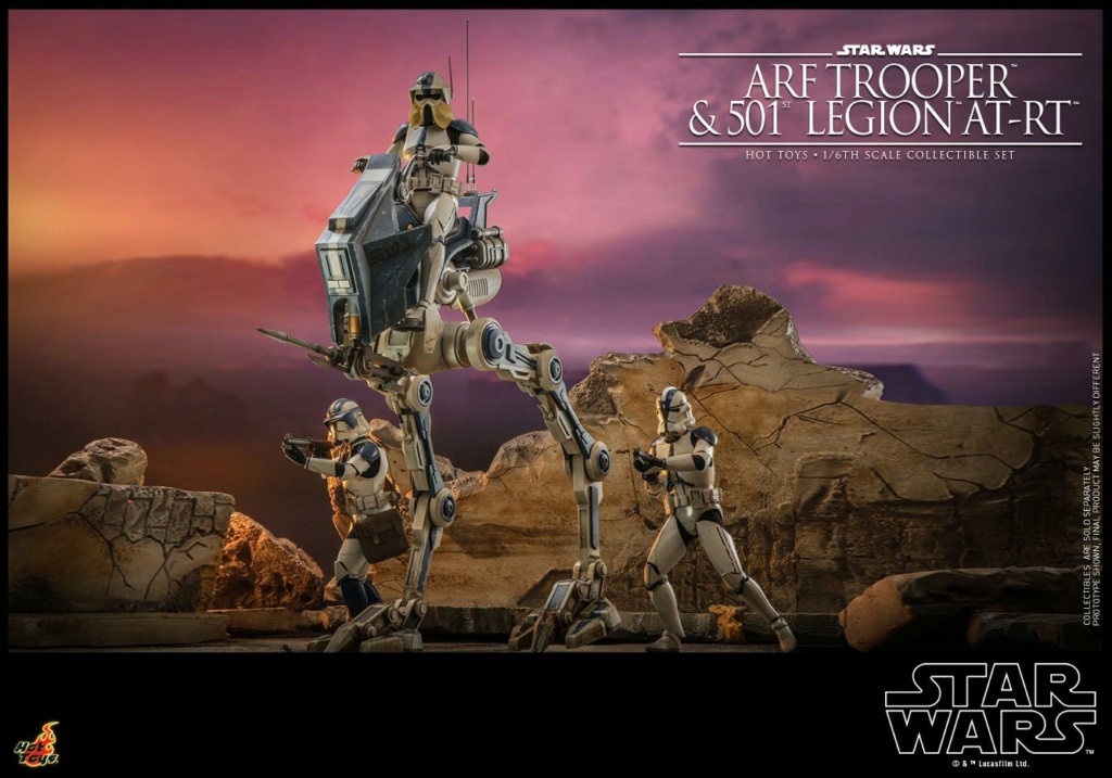 Star Wars: The Clone Wars -  1/6th scale ARF Trooper and 501st Legion AT-RT Arf_tr20