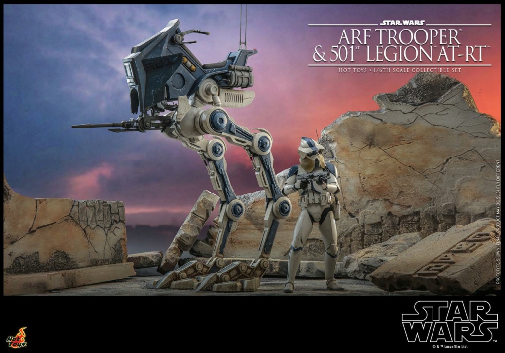 Star Wars: The Clone Wars -  1/6th scale ARF Trooper and 501st Legion AT-RT Arf_tr21