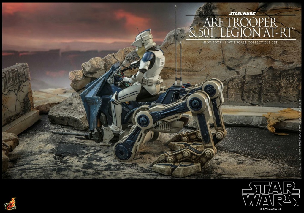 Star Wars: The Clone Wars -  1/6th scale ARF Trooper and 501st Legion AT-RT Arf_tr24