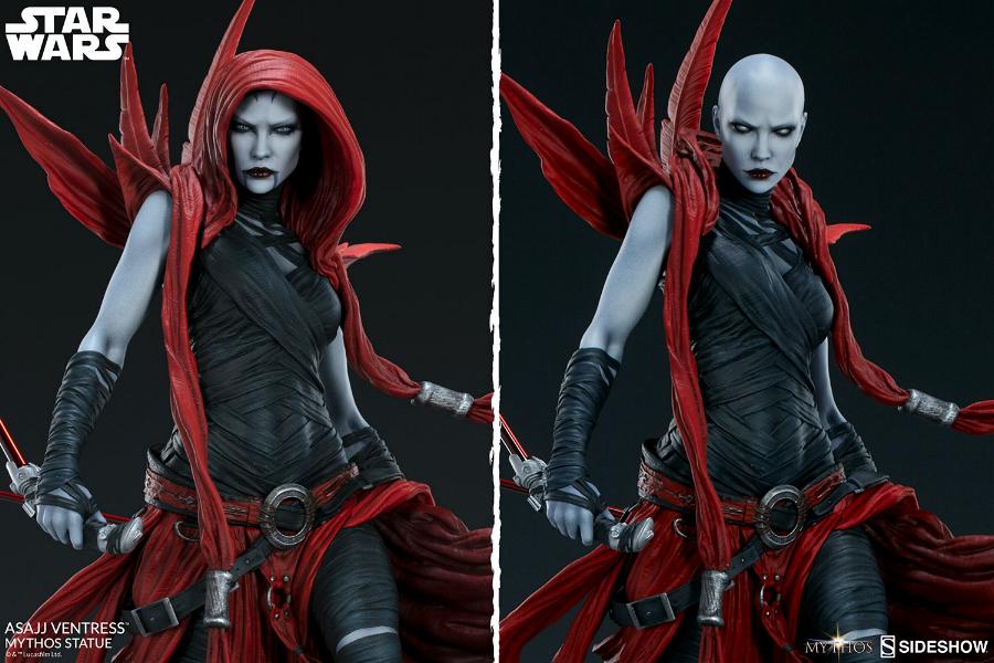 Asajj Ventress Mythos Statue - Sideshow Collectibles Asajj-17