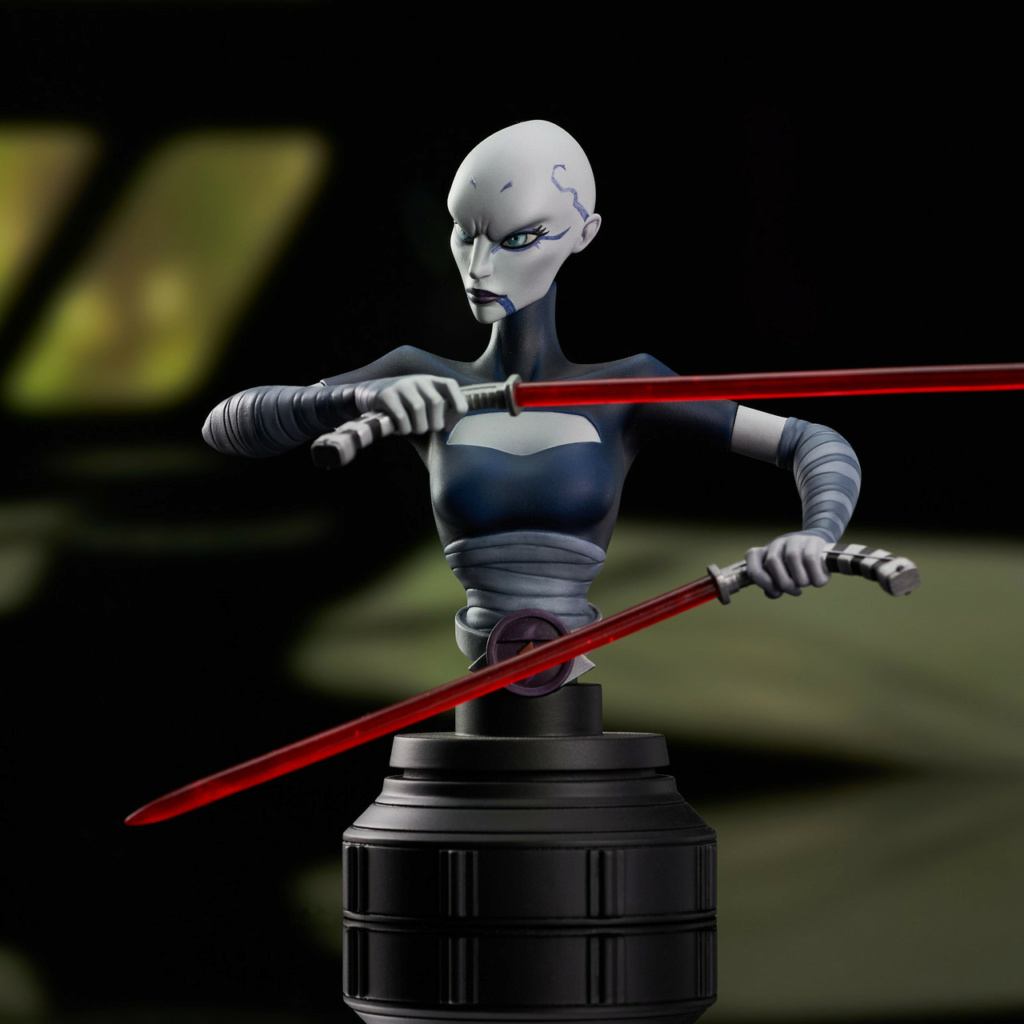 Asajj Ventress Animated Mini Bust - Gentle Giant Asajjv15