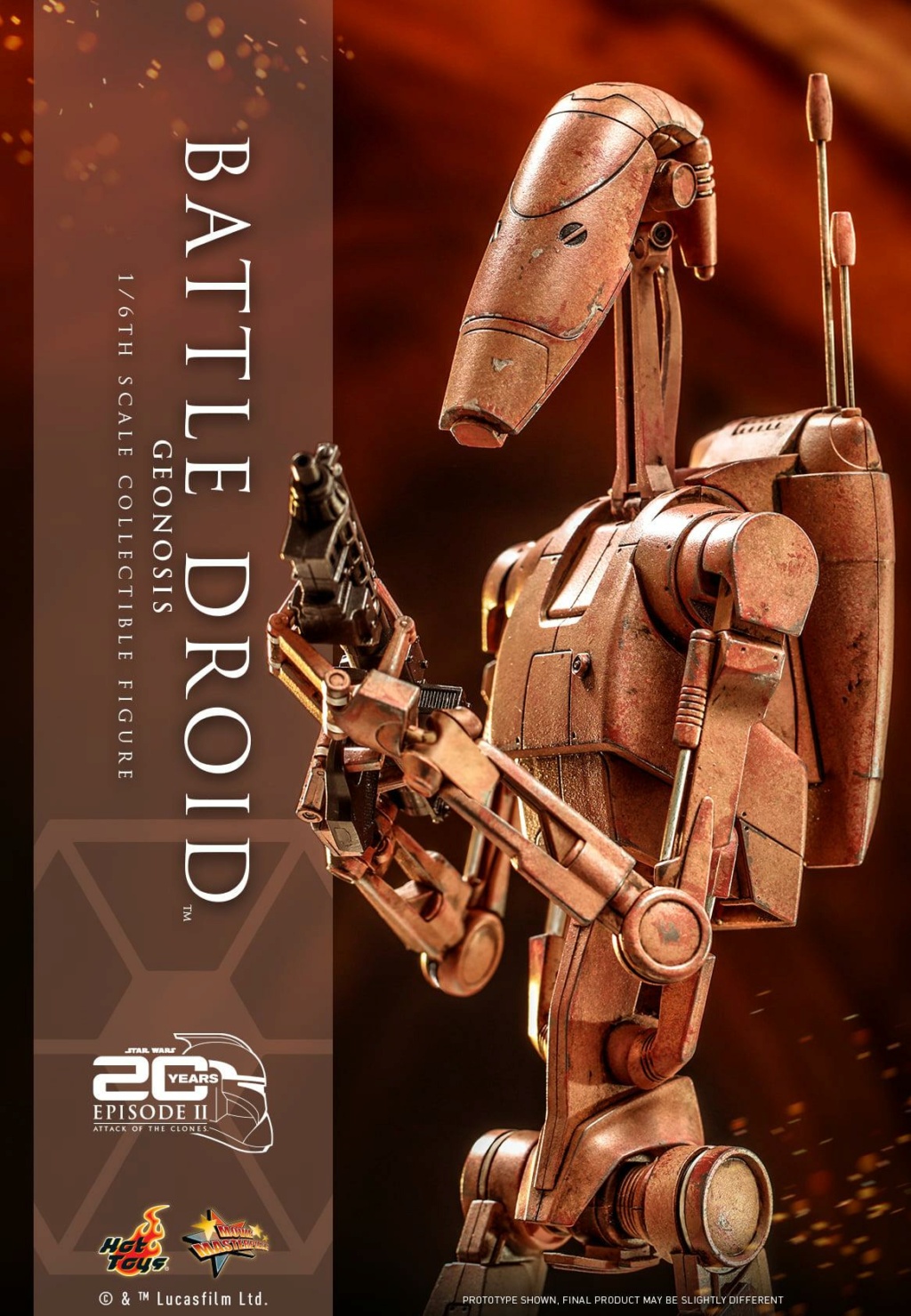 Star Wars Ep. II: Attack of the Clones - 1/6th Battle Droid (Geonosis) Battle40