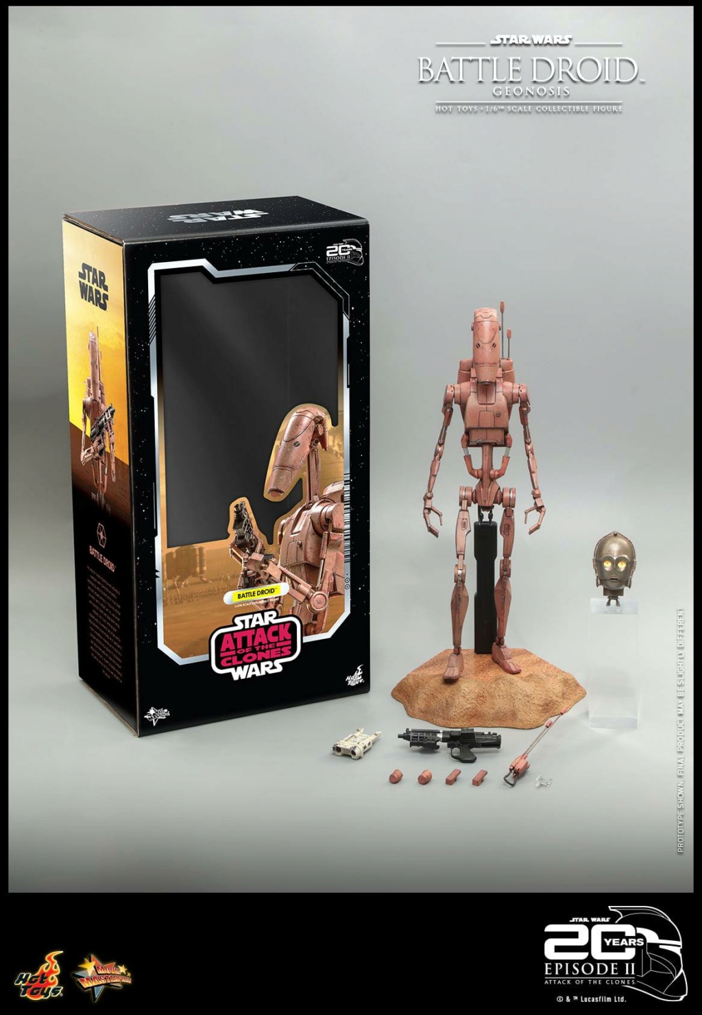 Star Wars Ep. II: Attack of the Clones - 1/6th Battle Droid (Geonosis) Battle43